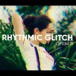 پروژه پریمیر اسلایدشو با موزیک افکت گلیچ Rhythmic Glitch Opener for Premiere Pro