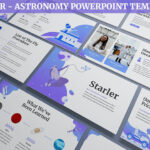 تم پاورپوینت قالب ستاره شناسی Starler Astronomy Powerpoint Template