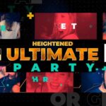 پروژه آماده پریمیر سینک رقص رزولوشن 4K با موزیک Music Party Night Event