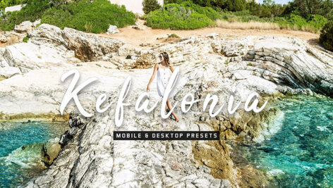 40 پریست لایت روم فضای باز و پریست کمرا راو و اکشن فتوشاپ Kefalonia Lightroom Presets