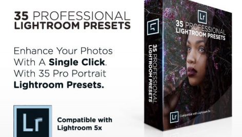 دانلود 35 پریست لایت روم : Professional 35 Portrait Lightroom Presets