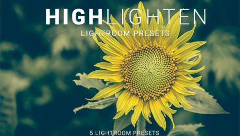 دانلود ۵ پریست لایت روم : Graphicriver Highlighten Lightroom Presets