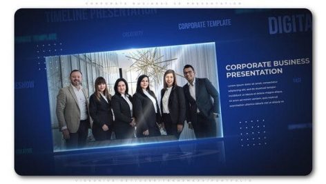 دانلود پروژه آماده افترافکت : معرفی شرکت Corporate Business 3d Presentation