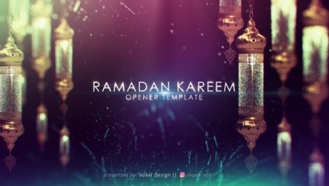 دانلود پروژه آماده افترافکت بمناسبت ماه رمضان : Ramadan Kareem Title