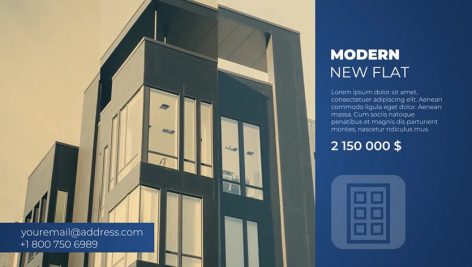 دانلود پروژه آماده پریمیر : اسلایدشو املاک  Modern Real Estate Slideshow