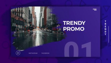 دانلود پروژه آماده پریمیر : تیتراژ motionarray Trendy Active Promo Premiere Pro Templates