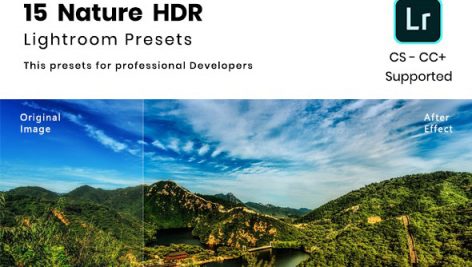دانلود 15 پریست لایت روم : Nature HDR Lightroom preset