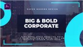 دانلود پروژه آماده پریمیر با موزیک : معرفی شرکت Big Bold Corporate