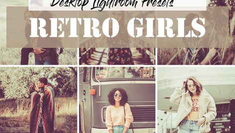 دانلود ۲۰ پریست آماده رنگی لایت روم : Retro Girls Lightroom Presets