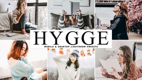 دانلود پریست لایت روم و Camera Raw و اکشن: Hygge Mobile Desktop Lightroom Presets