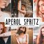 دانلود پریست لایت روم و Camera Raw و اکشن: Aperol Spritz Lightroom Presets