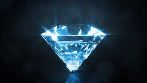دانلود پروژه آماده افترافکت : لوگو الماسی Luxury Diamond Logo