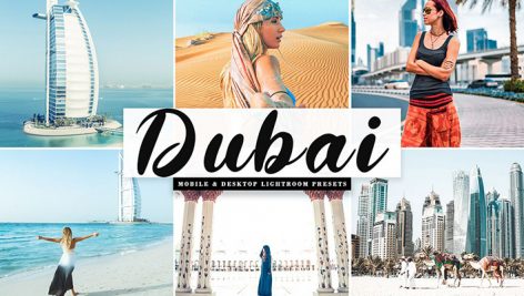 دانلود پریست لایت روم و Camera Raw و اکشن Dubai Mobile Desktop Lightroom Presets