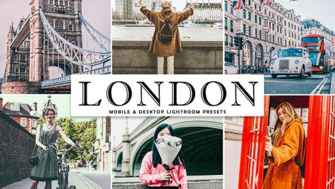 دانلود پریست لایت روم و Camera Raw و اکشن: London Mobile Desktop Lightroom