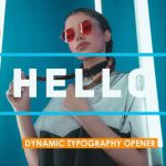 پروژه پریمیر با موزیک تیتراژ و وله Dynamic Typography Opener Mogrt