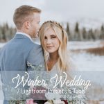 پریست لایت روم دسکتاپ و موبایل : تم زمستانی Winter Wedding Lightroom Presets