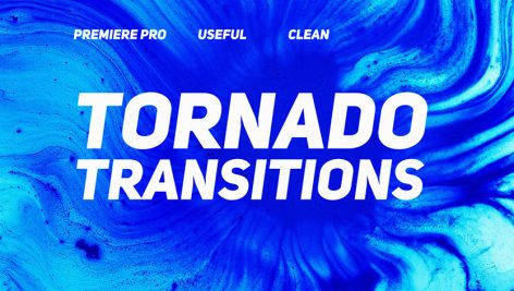 ترنزیشن پریمیر با افکت چندتایی Tornado Transitions