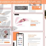 دانلود قالب آماده پاورپوینت تم فشن Neera Fashion Powerpoint Template