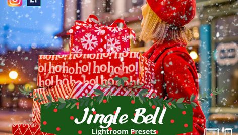 پریست لایت روم دسکتاپ و موبایل تم زمستانی و کریسمس Jingle Bells Lightroom Presets