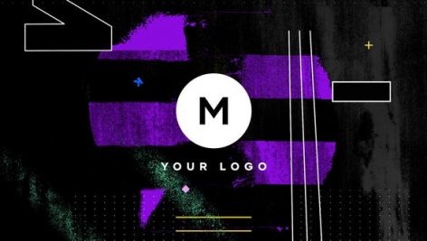 دانلود پروژه پریمیر لوگو و آرم Grunge Distortion Logo