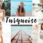 پریست لایت روم و Camera Raw و اکشن تم فیروزه Turquoise Mobile Desktop Lightroom Presets