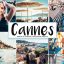 پریست لایت روم و پریست کمرا راو تم فرانسه Cannes Lightroom Presets Pack