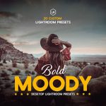 پریست لایت روم دسکتاپ تم غلظت رنگ Bold Moody Lightroom Presets