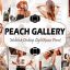 پریست لایت روم دسکتاپ و موبایل تم دخترانه Peach Gallery Lightroom Presets