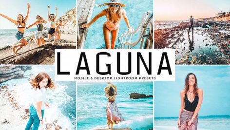 پریست لایت روم و Camera Raw تم ساحل دریا Laguna Mobile And Desktop Lightroom Presets