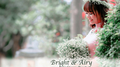 دانلود 40 پریست لایت روم تم عروس و نوزاد Bright And Airy Presets for Lightroom