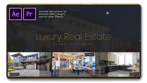 پروژه پریمیر با موزیک تبلیغات آژانس املاک و فروش منزل Luxury Real Estate Promo