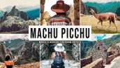 پریست لایت روم و Camera Raw و اکشن تم سفر Machu Picchu Mobile And Desktop Lightroom Presets