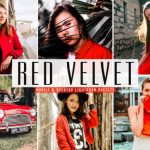 پریست لایت روم و پریست کمرا راو تم مخمل قرمز Red Velvet Lightroom Presets Pack