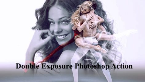 اکشن دابل اکسپوژر برای فتوشاپ Double Exposure Photoshop Action-2