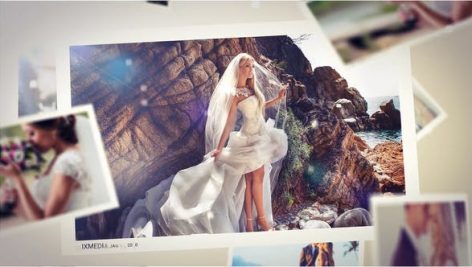 پروژه افترافکت اسلایدشو ۳ بعدی عروسی Wedding Mist Slideshow