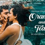 50 پریست لایتروم و براش لایت روم تم پرتقالی Orange and Teal Lightroom Presets