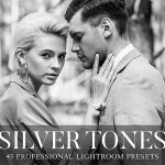 55 پریست لایت روم و براش لایتروم تم نقره ای Silver Tones Presets Lightroom