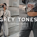 10 پریست لایت روم دسکتاپ و موبایل تم خاکستری GREY TONES LIGHTROOM PRESETS