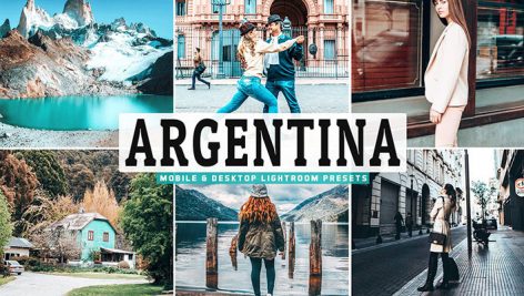 34 پریست لایت روم و Camera Raw تم آرژانتین Argentina Mobile And Desktop Lightroom Presets