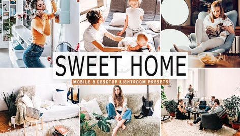 34 پریست لایت روم و Camera Raw خانه دلنشین Sweet Home Mobile And Desktop Lightroom Presets