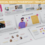 قالب آماده پاورپوینت تم رسانه های اجتماعی Aidos Social Media Powerpoint Template