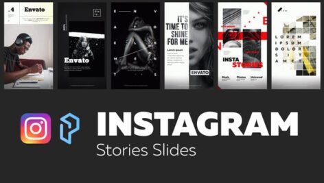 پروژه افتر افکت تبلیغات استوری اینستاگرام Instagram Stories Slides Vol. 4