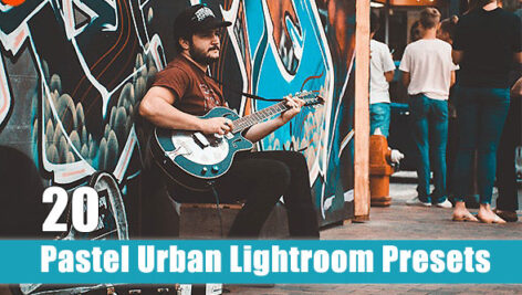 20 پریست لایت روم حرفه ای پاستلی Pastel Urban Lightroom Preset