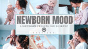 6 پریست لایت روم نوزاد و پریست کمرا راو فتوشاپ Newborn mood Lightroom Presets