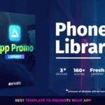 پروژه افتر افکت تبلیغات موبایل رزولوشن 4K با موزیک App Promo Phone