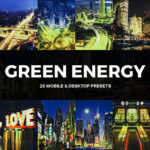 پریست لایت روم و لات رنگی انرژی سبز Green Energy Lightroom Presets