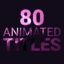80 تایتل آماده پریمیر حرفه ای Animated Titles
