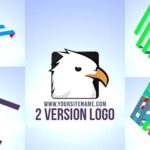 پروژه آماده افتر افکت با موزیک لوگو افکت مکعب رنگی Color Cube Logo