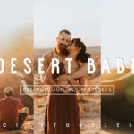 پریست لایت روم دسکتاپ و موبایل تم صحرا Warm Vibrant DESERT BABE LR Presets