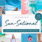 12 پریست لایت روم حرفه ای دسکتاپ Sun Sational Lightroom Presets